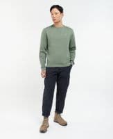 BARBOUR Ridsdale Crew -Agave Green