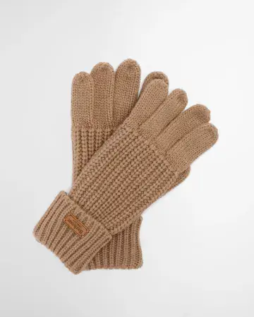 BARBOUR Saltburn Knitted  Glove - (Mink)