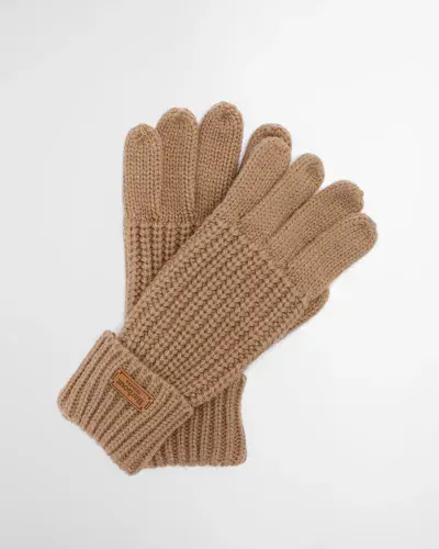 BARBOUR Saltburn Knitted  Glove - (Mink)