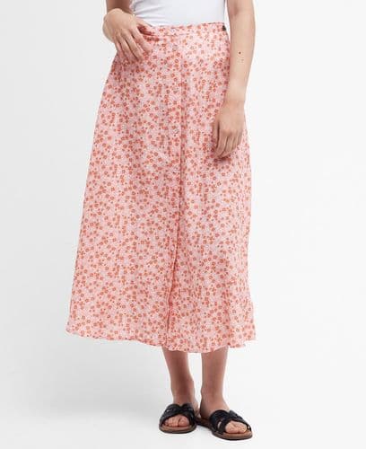 BARBOUR Sandgate Floral Midi Skirt