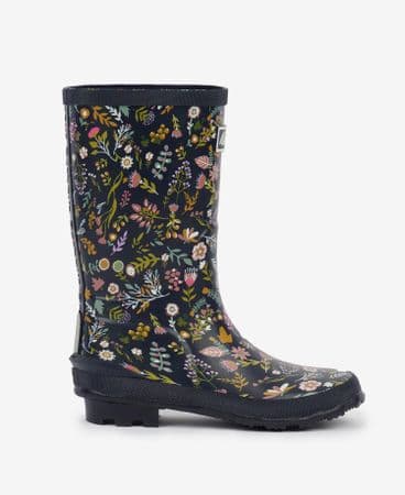 BARBOUR Shield Floral Wellies