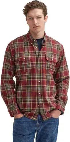 BARBOUR Singsby Thermo Weave Shirt -(Merlo)