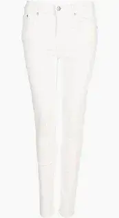 Barbour Womens Essential Slim Trousers WHITE