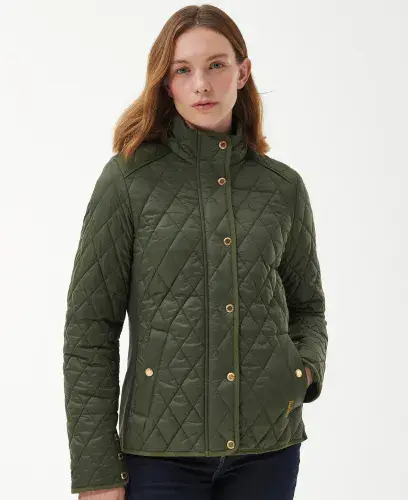 BARBOUR Yarrow Quilted Jacket -(Olive)