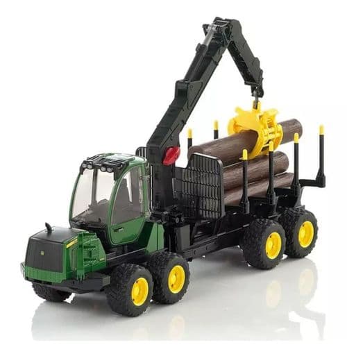 BRUDER John Deere 1210E Forwarder with 4 Trunks and Grab