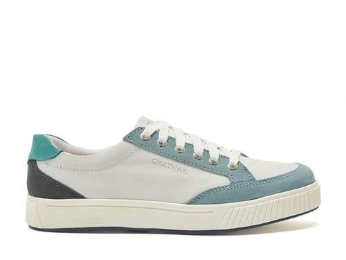 CHATHAM Fingle G2 Premium Trainers (White/Blue)