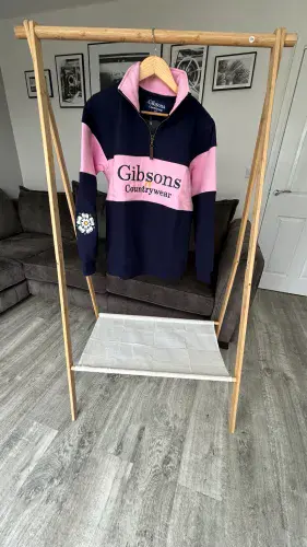 GIBSONS Emma 1/4 Zip (Pink/Navy)