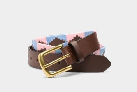 IBEX Polo Belt (Baby Blue & Pink)