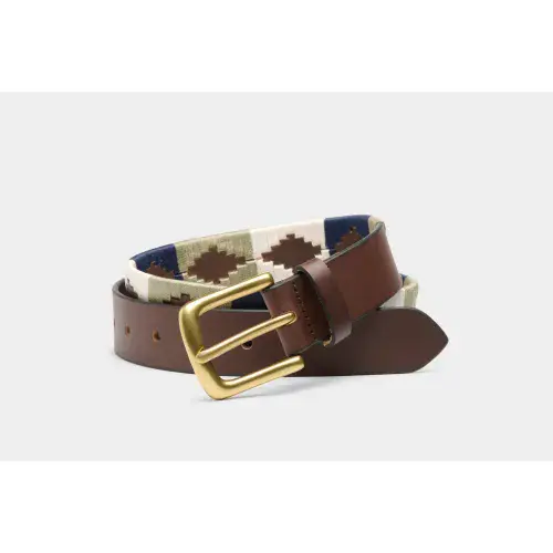 IBEX Polo Belt (Taupe/Beige/Navy)
