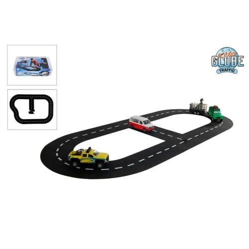 KIDS GLOBE Car Track Road Puzzle