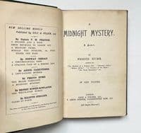 A Midnight Mystery 1895 First Edition F Rebound – Fergus Hume

