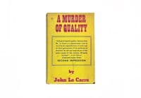 A Murder of Quality 1962 First Edition Second Impression F/nVG – John le Carré



