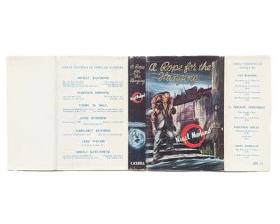 A Rope For the Hanging by Nigel Morland Dust Jacket Only Early Reprint Cassell c. 1941