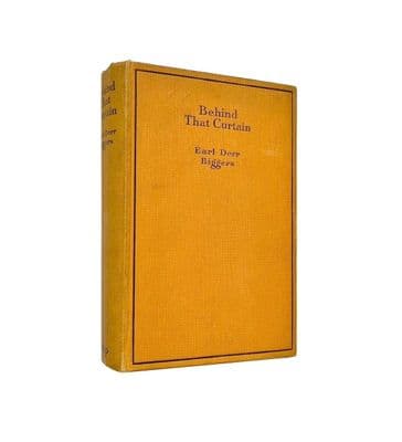 Behind That Curtain – 1928 1st/1st – VG – Earl Derr Biggers
