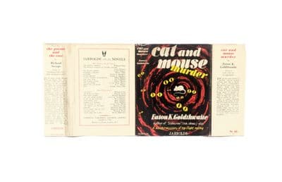 Cat and Mouse Murder by Eaton K. Goldthwaite Dust Jacket Only First Edition Jarrolds 1950