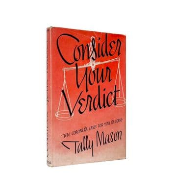 Consider Your Verdict by Tally Mason First Edition Stackpole Sons 1937