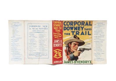 Corporal Downey Takes the Trail by James B. Hendryx Dust Jacket Only Early Reprint Jarrolds 1940