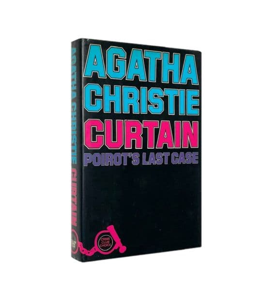 Curtain 1975 First Edition F/NF Signed Hugh Fraser Philip Jackson – Agatha Christie

