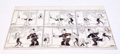 Dandy Original Artwork Keyhole Kate Allan Morley DC Thomson 1939 Comic Annual