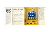 Death Comes as the End 1945 First Edition Second Impression VG+/VG – Agatha Christie

