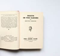 Death in the Clouds 1935 First Edition NF/VG+ – Agatha Christie


