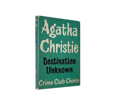 Destination Unknown – First Edition 1954 1st/1st F/VG+ – Agatha Christie