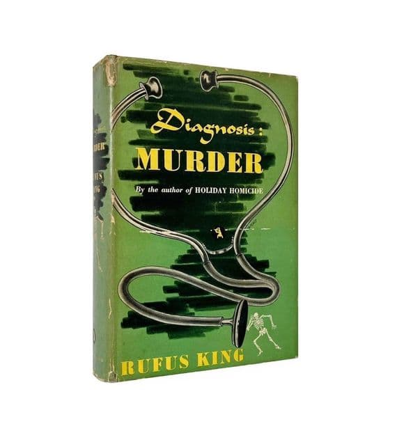 Diagnosis Murder 1941 First Edition NF/VG – Rufus King

