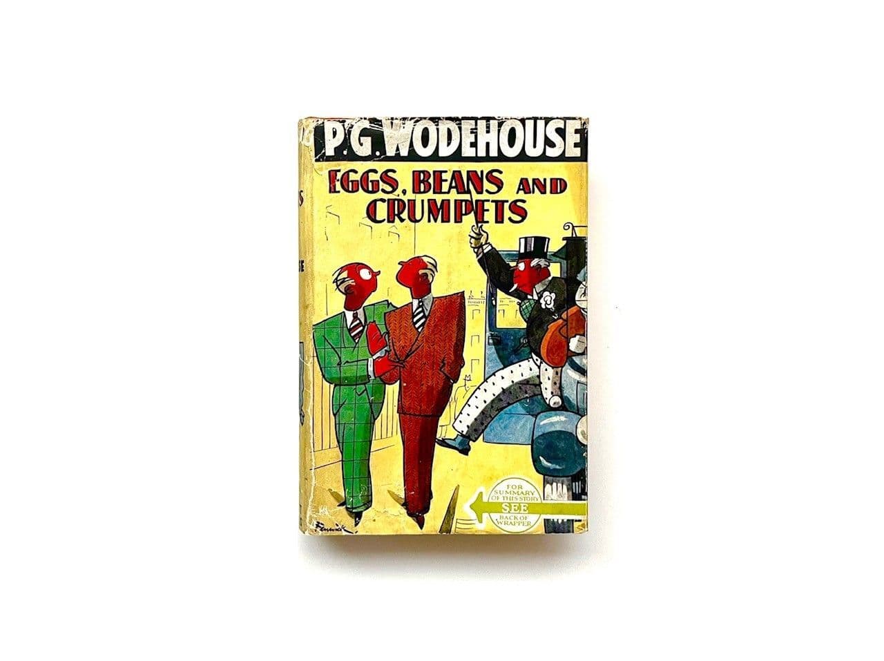 Eggs, Beans and Crumpets 1940 First Edition VG+/VG – P.G. Wodehouse