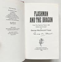 Flashman and the Dragon 1985 First Edition Fine Signed – George MacDonald Fraser