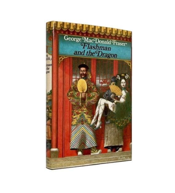 Flashman and the Dragon 1985 First Edition Fine Signed – George MacDonald Fraser