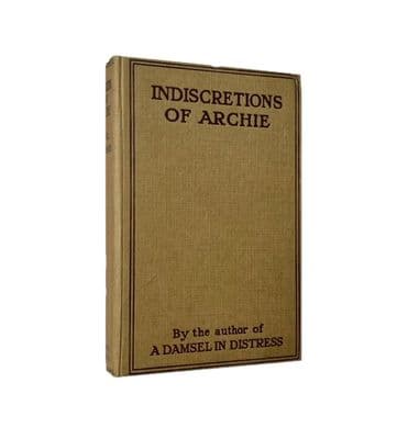 Indiscretions of Archie – 1922 Popular Edition – NF – P.G. Wodehouse
