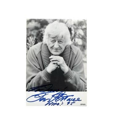 Jon Pertwee Doctor Who Signed Publicity Photograph – 1995 – VF
