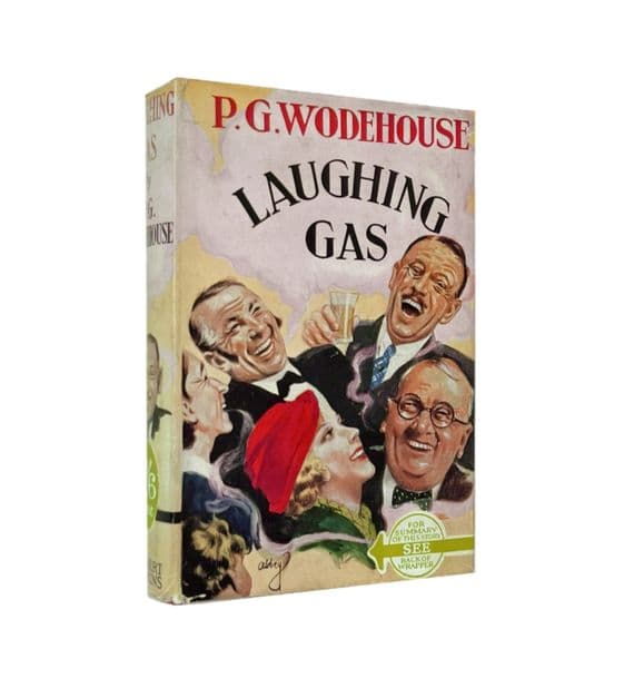 Laughing Gas 1937 Second Printing VF/F – P.G. Wodehouse

