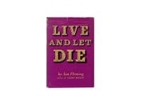 Live and Let Die c.1960 Early Reprint Dust Jacket Only VG – Ian Fleming

