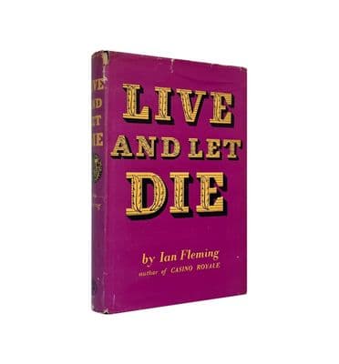 Live and Let Die – c.1960 Early Reprint Dust Jacket Only VG – Ian Fleming