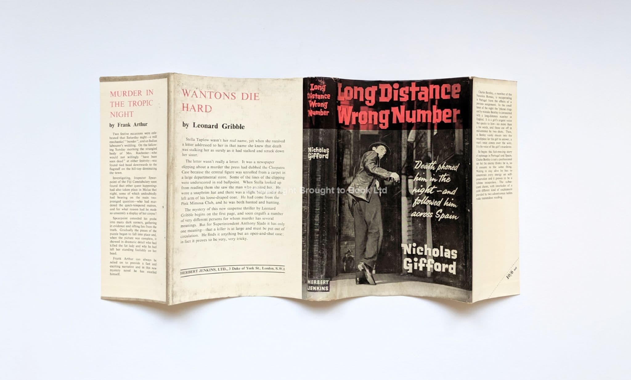 Long Distance Number by Nicholas Gifford First Edition Herbert Jenkins 1962