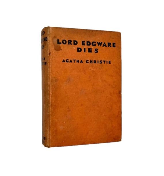 Lord Edgware Dies 1933 First Edition G+ – Agatha Christie





