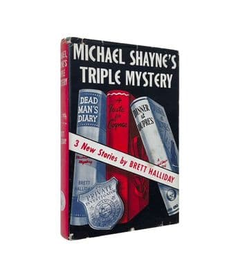 Michael Shayne's Triple Mystery – 1948 1st/1st – VG/VG – Brett Halliday