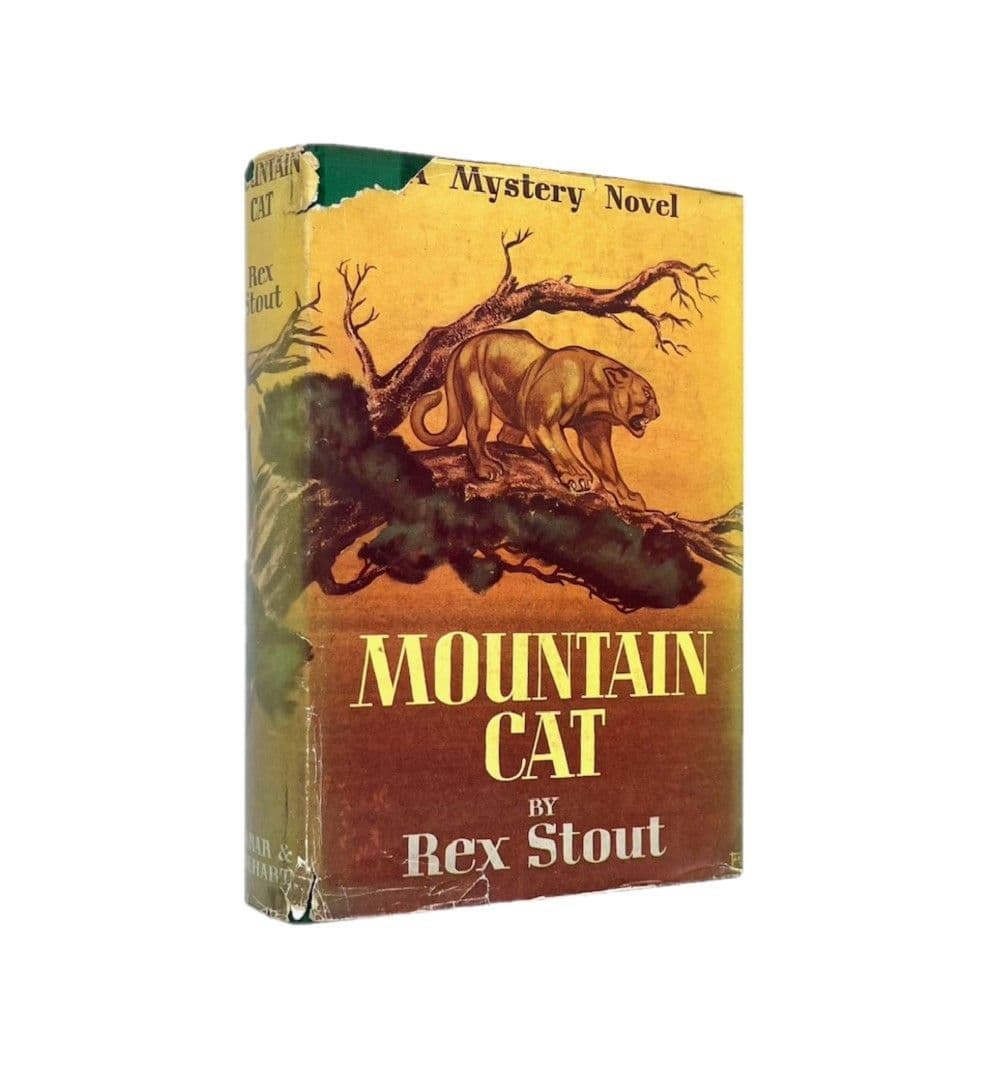 Mountain Cat by Rex Stout First Edition Farrar & Rinehart Inc 1939