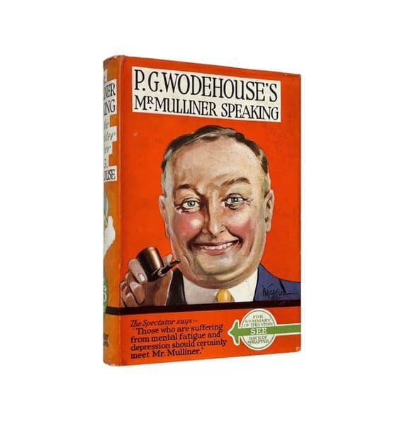 Mr. Mulliner Speaking 1930 First Edition Second Printing VF/F – P.G. Wodehouse



