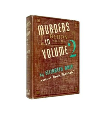 Murders In Volume 2 by Elizabeth Daly First Edition Farrar & Rinehart Inc 1941