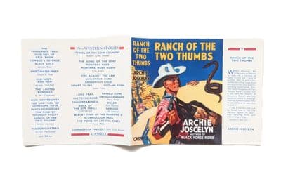 Ranch of the Two Thumbs by Archie Joscelyn Dust Jacket Only First Edition Cassell 1937