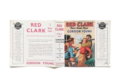 Red Clark Two-Gun Man by Gordon Young Dust Jacket Only First Edition Hutchinson 1939
