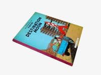 The Adventures of Tintin Destination Moon 1959 First Edition VG – Hergé

