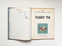 The Adventures of Tintin Flight 714 1968 First Edition VG Signed – Hergé





