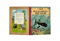 The Adventures of Tintin Red Rackham's Treasure 1959 First Edition VG – Hergé

