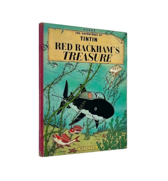 The Adventures of Tintin Red Rackham's Treasure 1959 First Edition VG – Hergé

