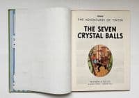 The Adventures of Tintin The Seven Crystal Balls 1962 First Edition NF – Hergé

