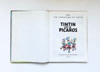 The Adventures of Tintin Tintin and the Picaros 1976 First Edition VG+ – Hergé

