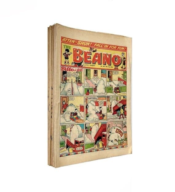 The Beano 1955 Complete Year 53 Issues G+/VG+ – D.C. Thomson